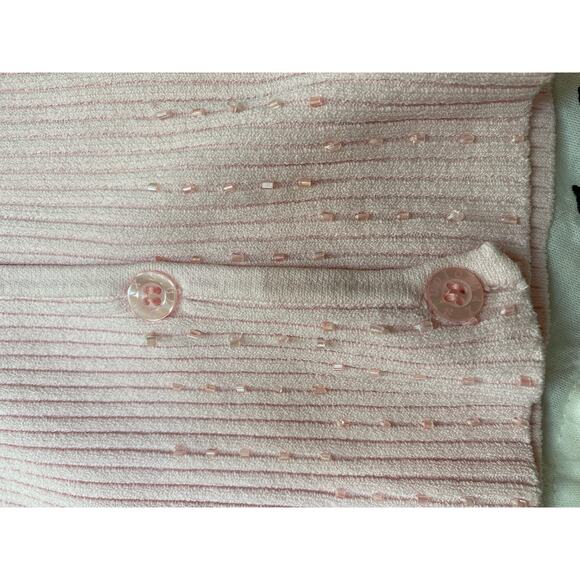 MAX STUDIO Pink Button Up Sweater - New with tags! - Picture 5 of 8